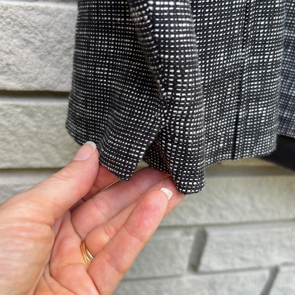 Mexx Metropolitan Collarless Blazer Black/White Sz 2 - Picture 11 of 13